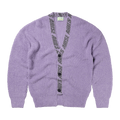 Aries Waffle Knit Cardigan "Lilac"