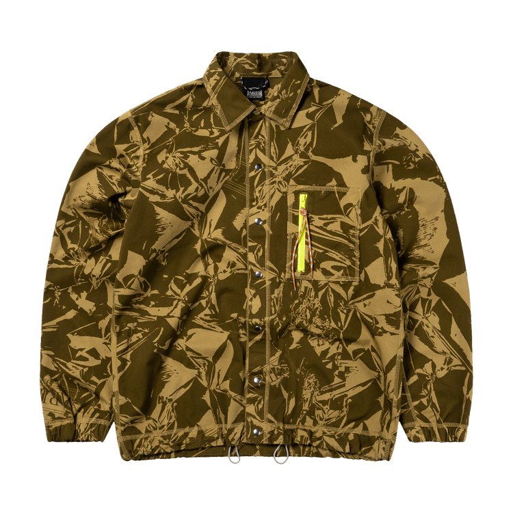 Aries Crinkle Camo Shirt "Army Green"