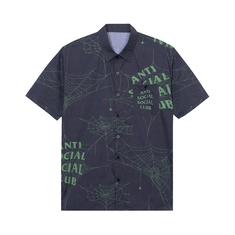 Anti Social Social Club Crawling In The Dark Button up "Black"