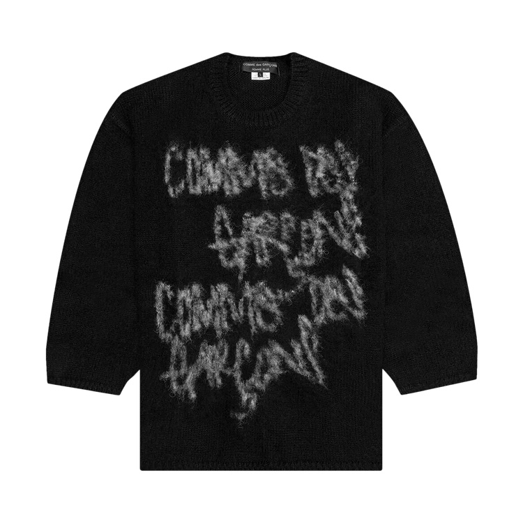Comme des Garçons Homme Plus Printed Sweater "Black"