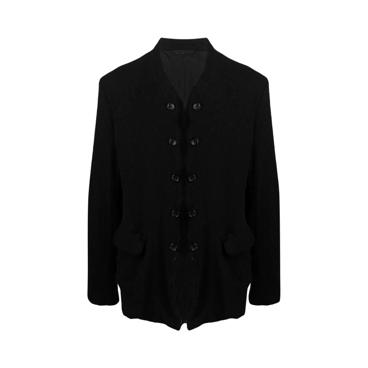 Comme des Garçons Homme Plus Mandarin Collar 10 Button Jacket "Black"