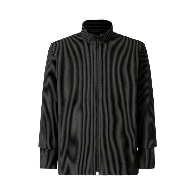Homme Plissé Issey Miyake Cargo Zip Track Top "Coke Grey"