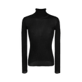 Off-White Helvet Fine Knit Rib Turtlneck "Black"