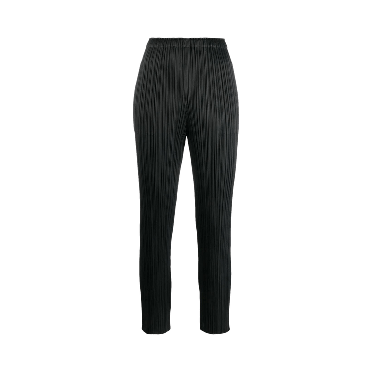 Pleats Please Issey Miyake Basic Fitted Pants "Black"