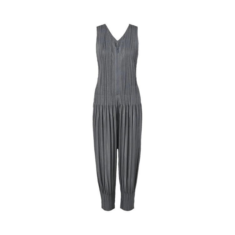 Pleats Please Issey Miyake Fluffy Jumpsuit "Cool Grey"