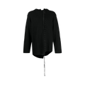 Yohji Yamamoto Pour Homme Leather String Long Cardigan "Black"