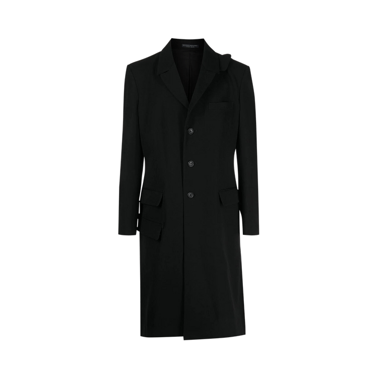 Yohji Yamamoto Pour Homme Gabardine Stole Jacket "Black"