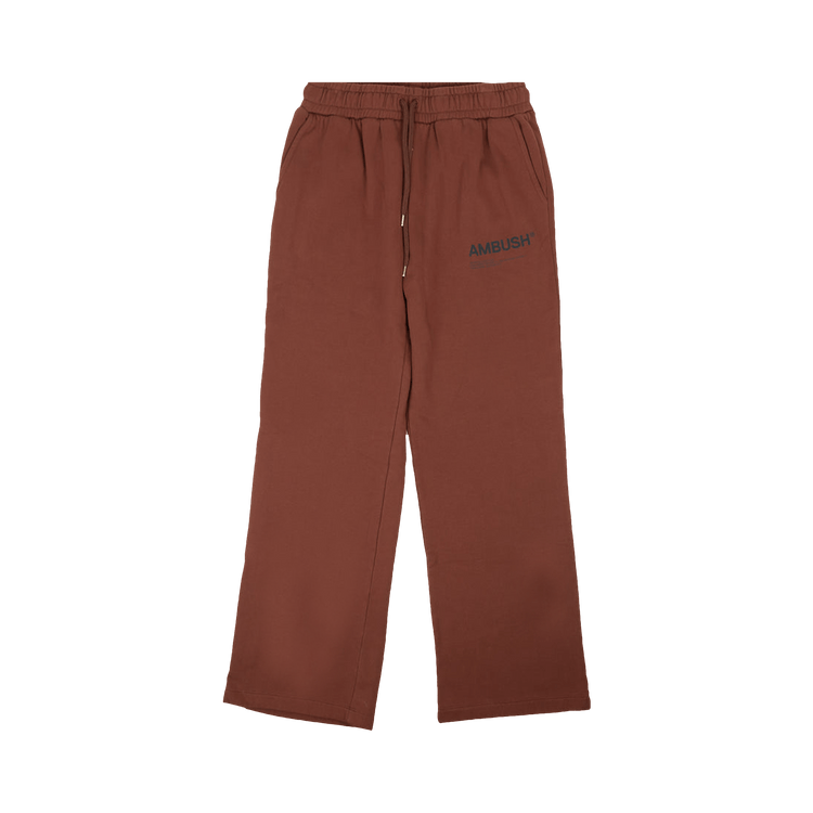Ambush Fleece Workshop Sweatpants "Burgundy"
