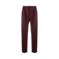 Ambush High Waist Relaxed Pants "Wine Red"