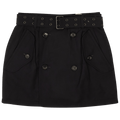 Junya Watanabe Double Breasted Belted Mini Skirt "Black"