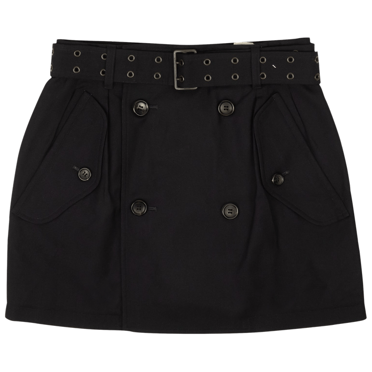 Junya Watanabe Double Breasted Belted Mini Skirt "Black"