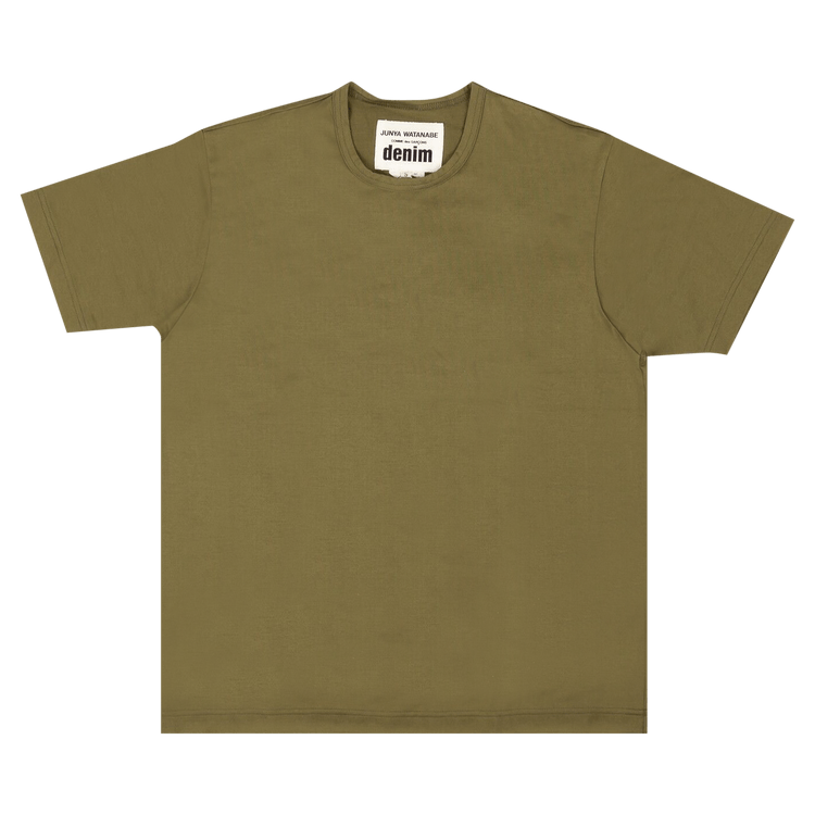 Junya Watanabe Basic Short-Sleeve T-Shirt "Olive Green"