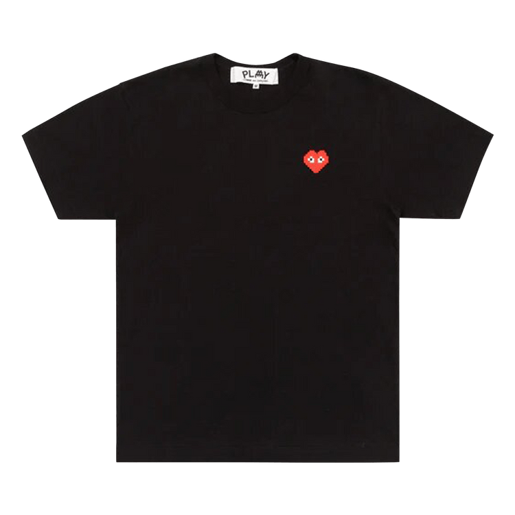 Comme des Garçons PLAY x Invader Heart Tee "Black"
