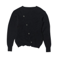 Jacquemus Le Cardigan Pau Asymmetric Cardigan "Black"