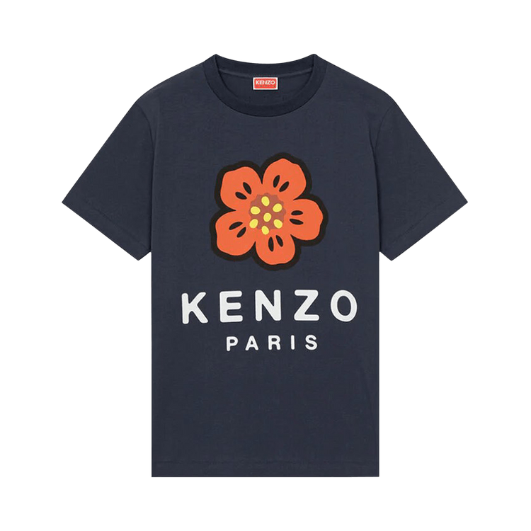 Kenzo Broke Flower Loose T-Shirt "Midnight Blue"
