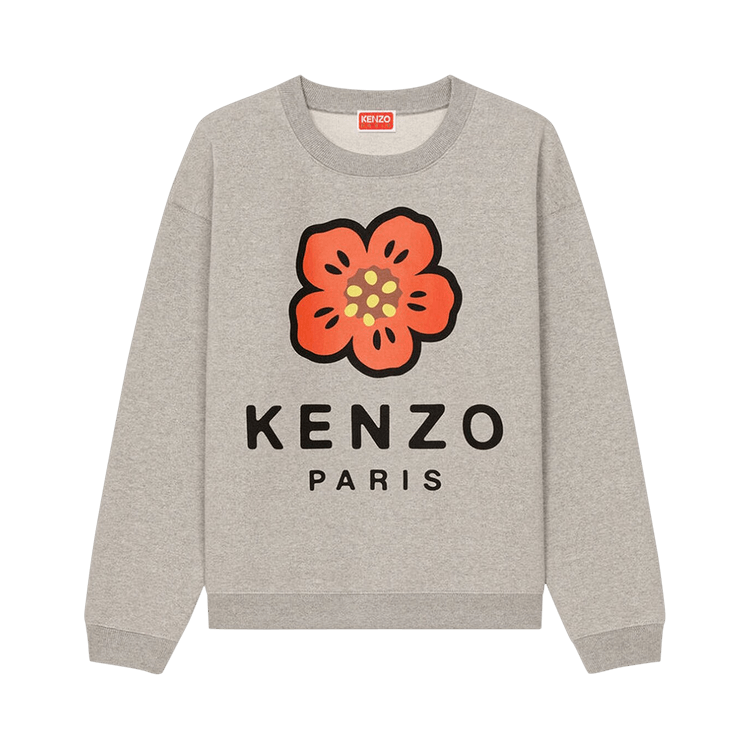 Kenzo Broke Flower Sweatshirt "Pearl Grey"