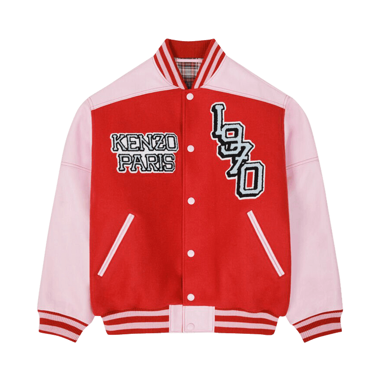 Kenzo Tiger Varsity Bomber Jacket "Medium Red"