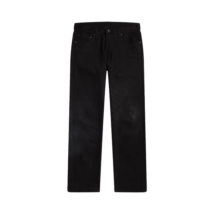 Off-White Diag Print Straight Leg Jeans "Black/White"