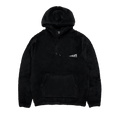 Parra Mirrored Flag Logo Polar Fleece Hooded Pullover "Black"