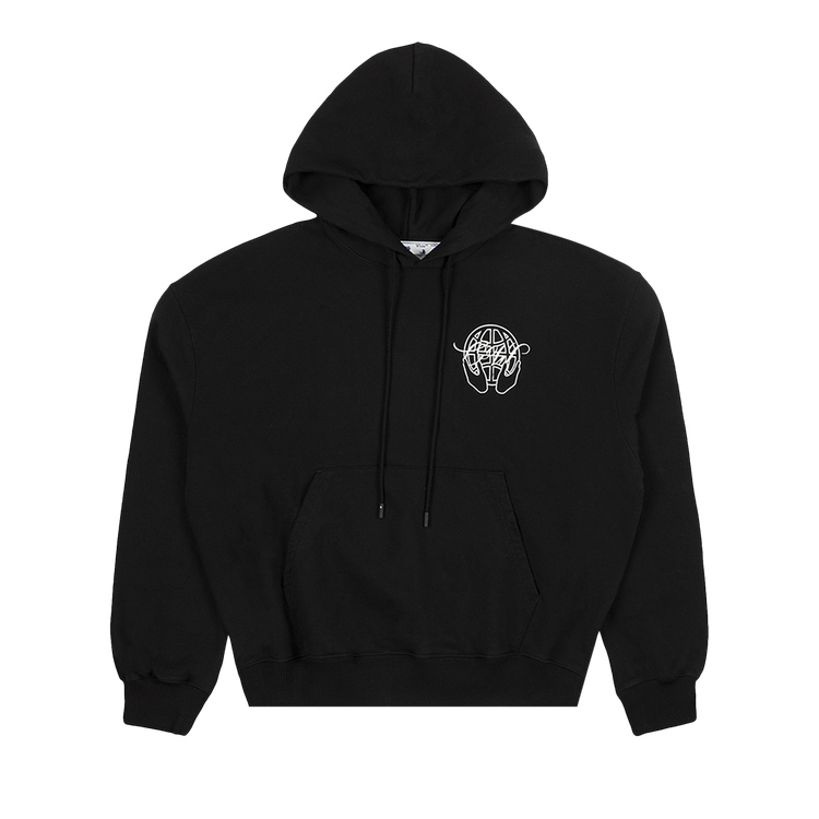 Off-White Hand Arrow Boxy Hoodie "Black/White"