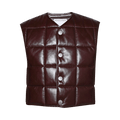 Bottega Veneta Padded Vest "Oxblood"