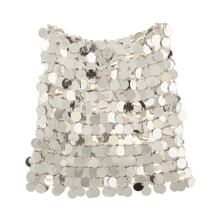 Rabanne Mirror Discs Mini Skirt "Silver"