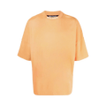 Palm Angels Classic Logo Over Tee Mock "Orange/White"