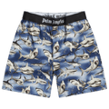 Palm Angels Sharks Easy Shorts "Blue Black"