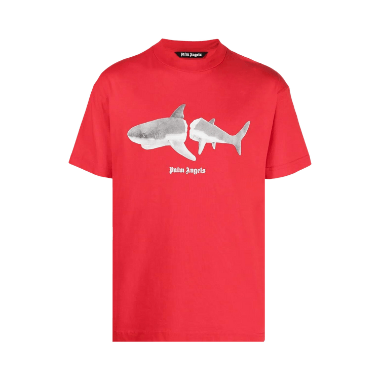 Palm Angels Shark Classic Tee "Red/White"