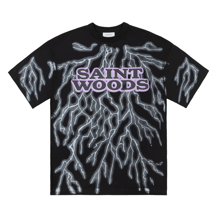 Saintwoods Lightning Tee "Black"