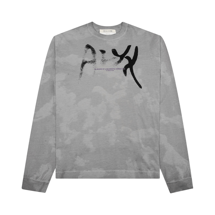 1017 ALYX 9SM Meaning Connection Treated Long-Sleeve Tee "Light Grey"
