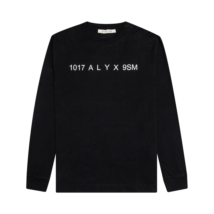 1017 ALYX 9SM Logo Long-Sleeve Tee "Black"