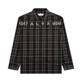 1017 ALYX 9SM Plaid Logo Shirt "Brown/Black"