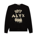 1017 ALYX 9SM Treated Logo Crewneck "Black"