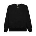 Advisory Board Crystals Fleece Crewneck With Waffle "Antracite Black"