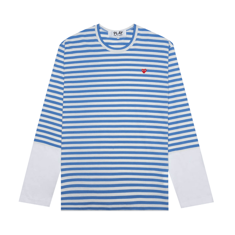 Comme des Garçons PLAY Stripe T-Shirt "Blue"