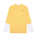 Comme des Garçons PLAY Stripe T-Shirt "Yellow"