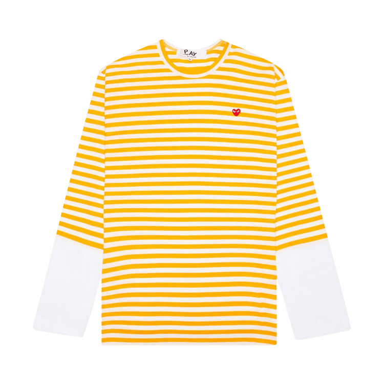 Comme des Garçons PLAY Stripe T-Shirt "Yellow"