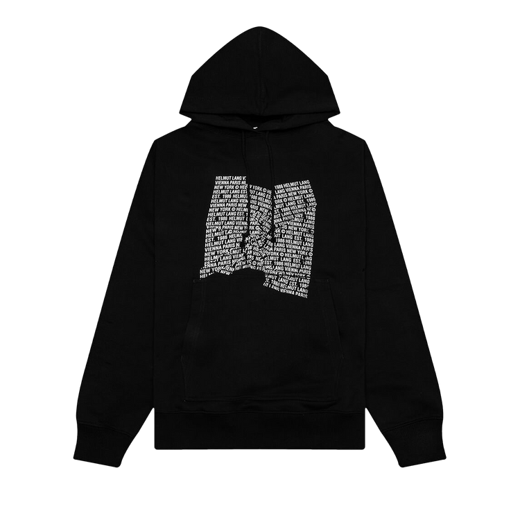 Helmut Lang Crumple Hoodie "Black"