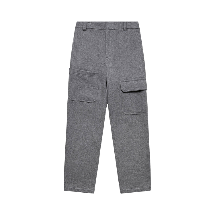 Helmut Lang Wool Flannel Pant "Grey Melange"