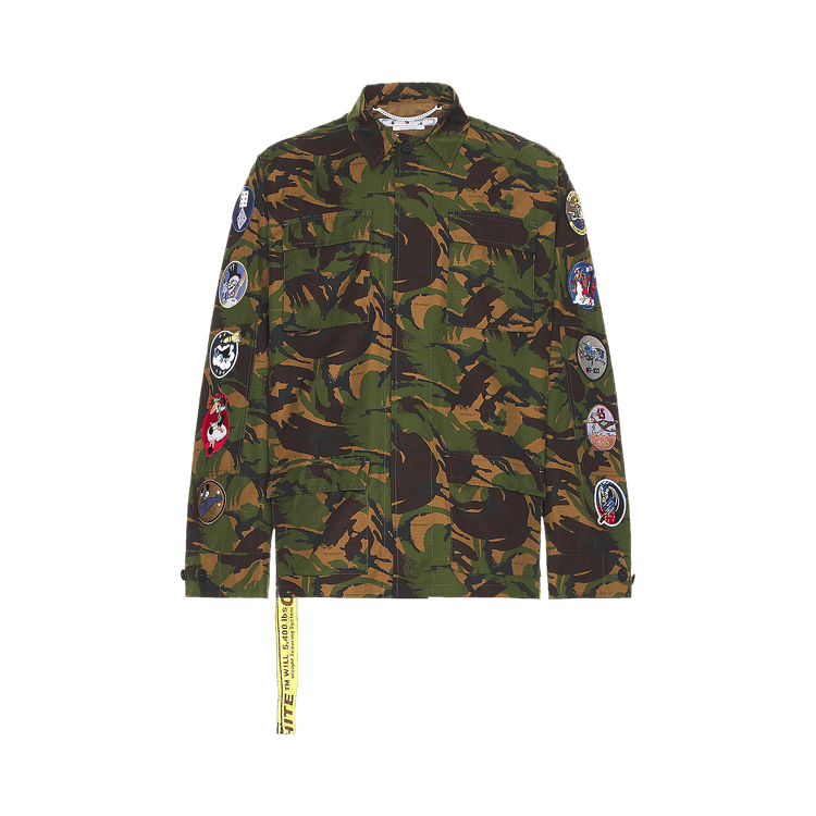Off-White Camo Patch Field Jacket "Army Green"