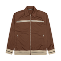 Palm Angels Mini Tape Track Jacket "Brown/Off White"