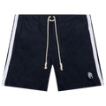 Palm Angels Monogram Swimshort "Navy Blue/White"