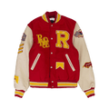 Rhude Bull Market Varsity Jacket "Red/Cream"