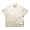 We11done Side Logo Short-Sleeve Shirt "Beige"