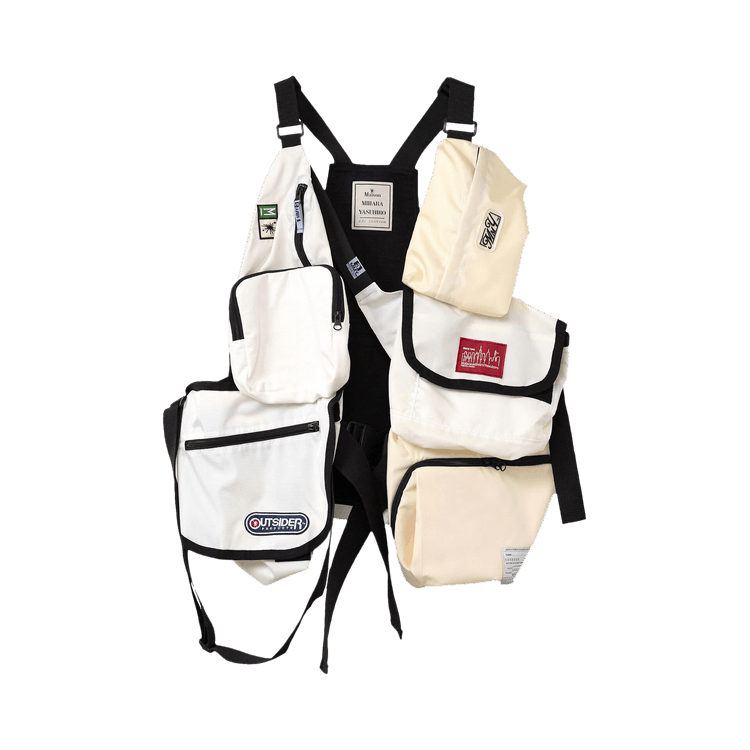 Maison Mihara Yasuhiro Bag Vest "White"