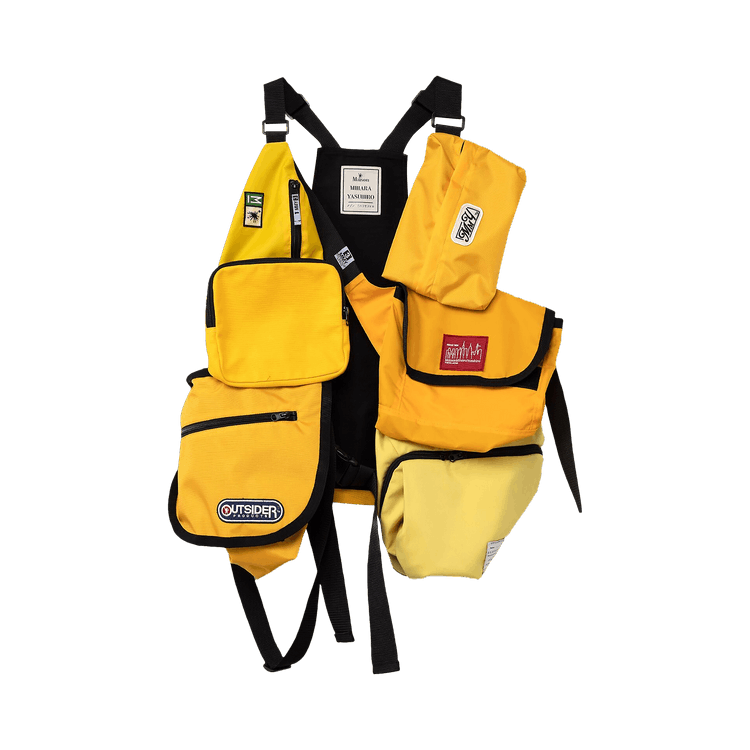 Maison Mihara Yasuhiro Bag Vest "Yellow"
