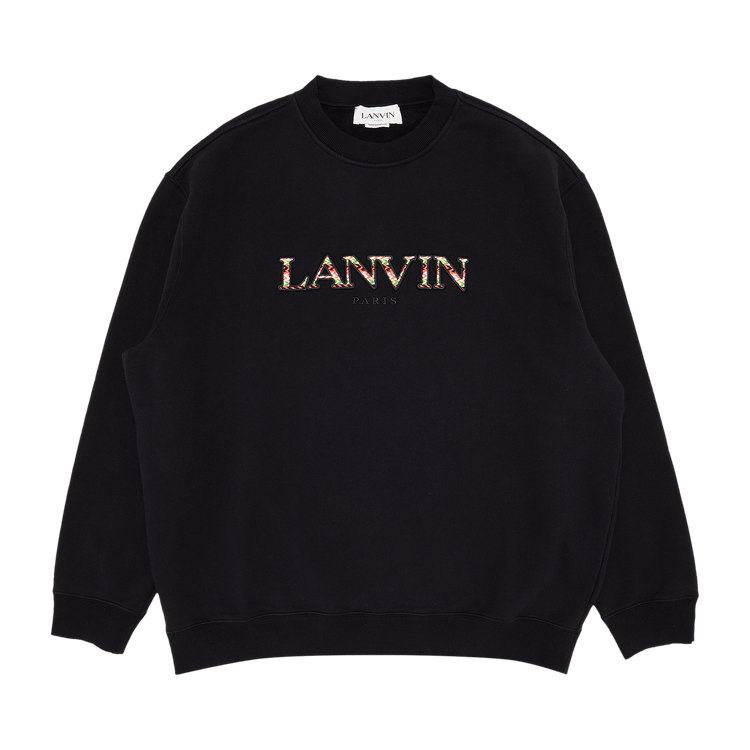 Lanvin Classic Curb Sweatshirt "Black"