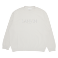 Lanvin Classic Paris Embroidered Sweatshirt "Mastic"