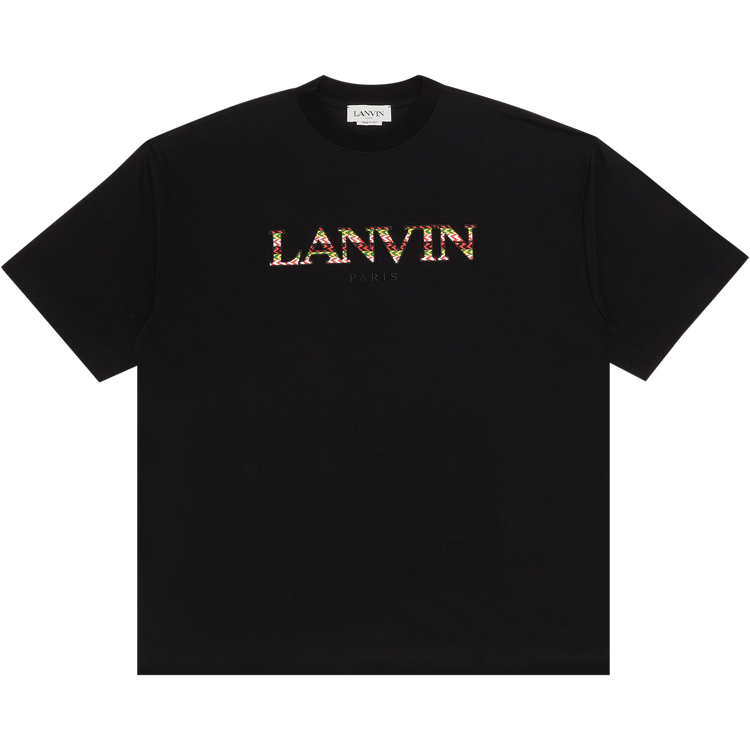 Lanvin Curb Oversized Fit Tee "Black"